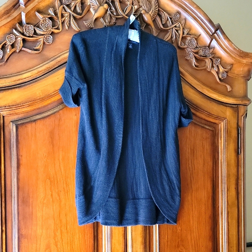 Banana Republic Black Open Front Cardigan